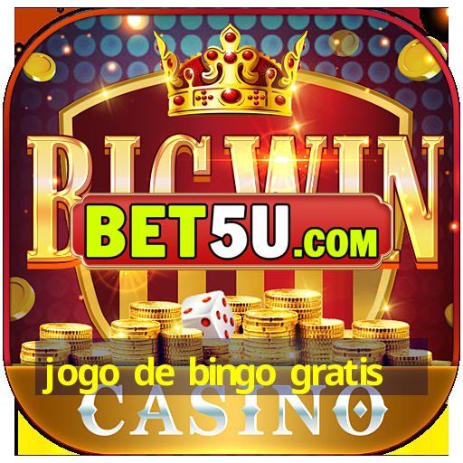 jogo de bingo gratis